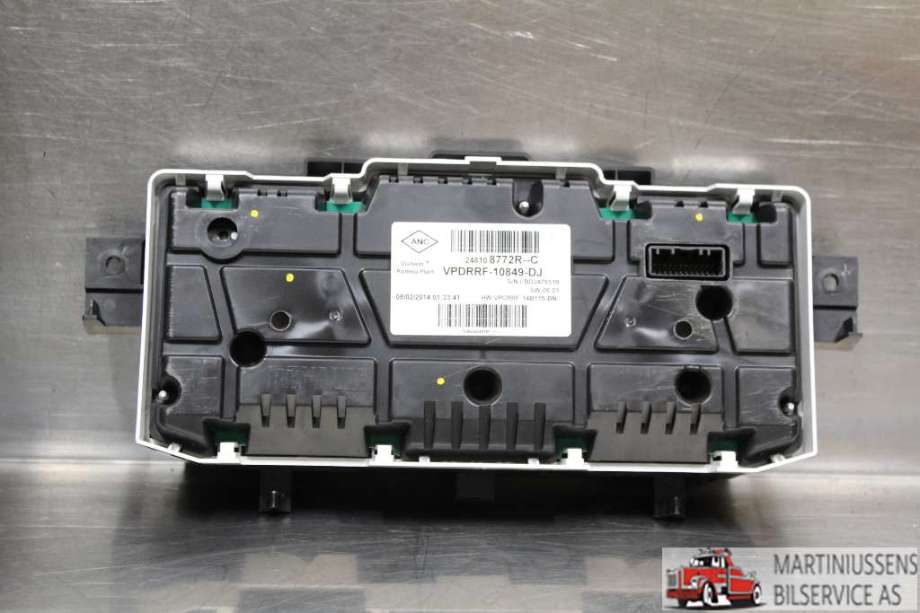 Speedometer til Renault Captur 2013-2020 (Type I)  (RENAULT||VPDRRF-10849-DJ)
