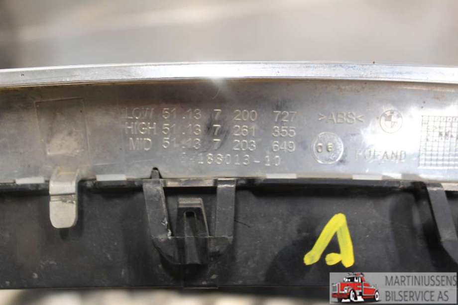 Grill venstre til BMW 5-Serie 2010-2017 (F10/F11) (F10/F11) (BMW||188013-10)