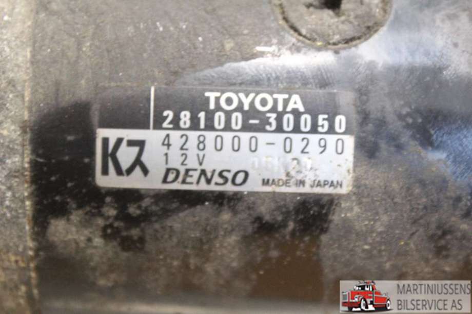 Starter diesel til Toyota Hiace 2007-2012 (Fase 3)  (TOYOTA|2810030050|)
