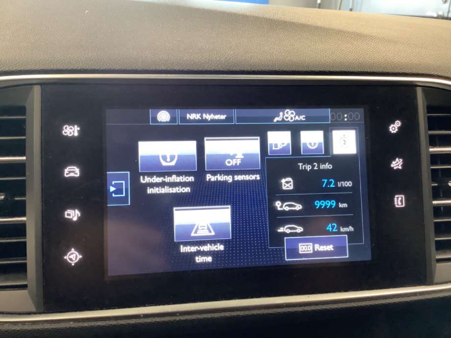 Instrument kjørecomputer til Peugeot 308, 2013-2021 (Type II)  (PEUGEOT|)
