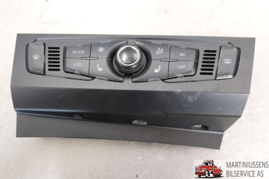 Varmeapparat betjening til Audi A4 2007-2014 (Type IV) (B8) (B8) (AUDI|8T1.820.043.AH|)