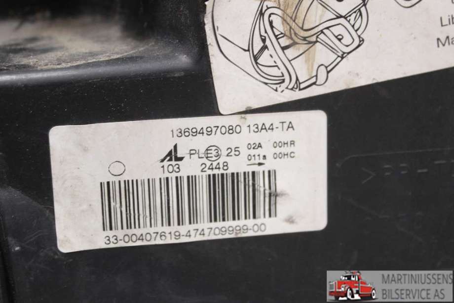Frontlykt venstre halogen til Fiat Ducato 2014-->>  (FIAT|)