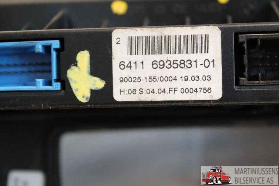 Varmeapparat betjening til BMW 5-Serie 2003-2010 (E60/E61) (E60/E61) (BMW|6411 9122398-01|)