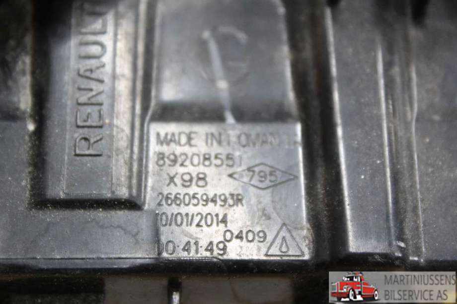 Parklykt venstre til Renault Clio 2012-2016 (Type IV, Fase 1)  (RENAULT||89208551)