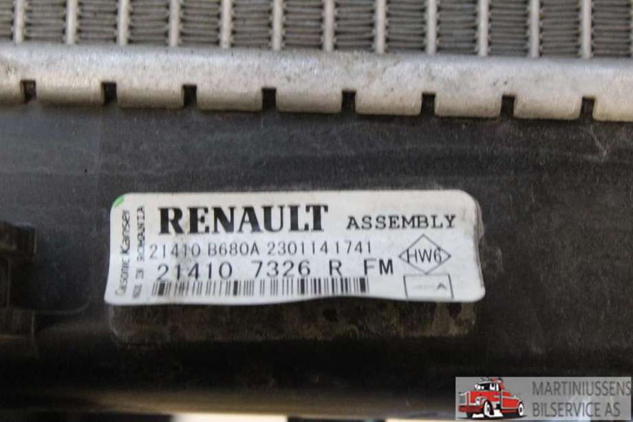 Radiator (manuell gir) til Renault Clio 2012-2016 (Type IV, Fase 1)  (RENAULT||21410 7326 R FM)