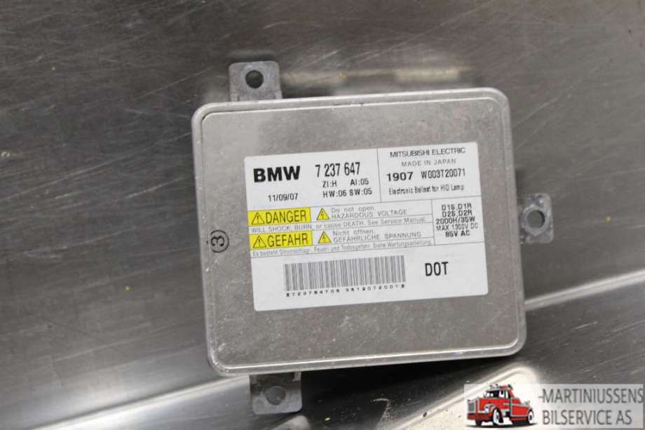 Styreenhet xenon/ballast til BMW 1-Serie, 2011-2015 (Fase 1) (F20/F21) (F20/F21) (BMW|7237647)