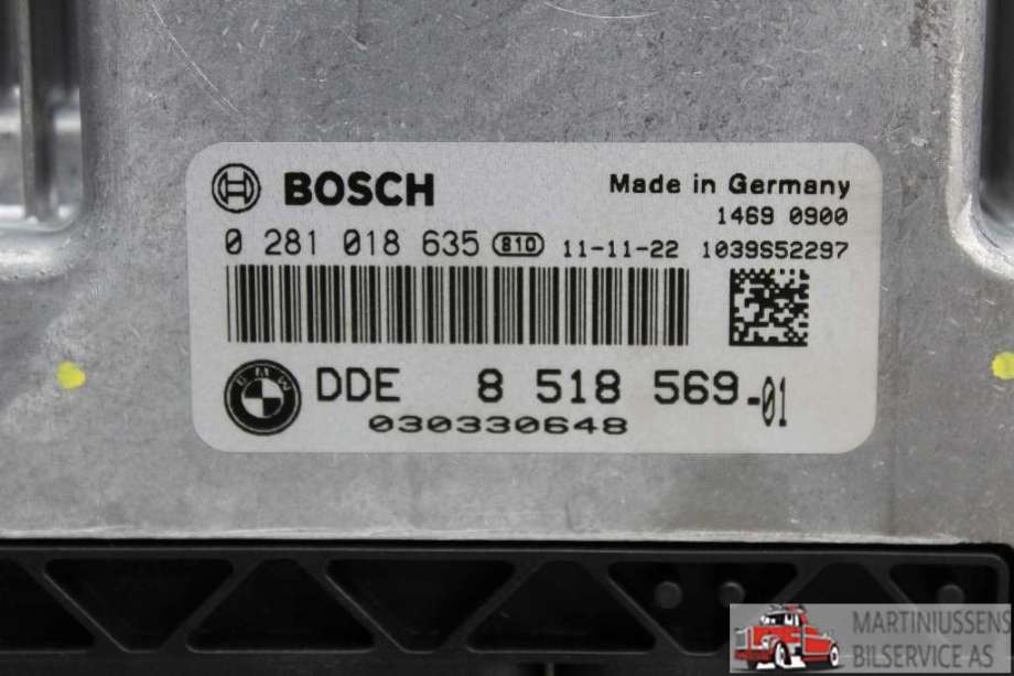 Styreenhet motor til BMW 1-Serie 2011-2015 (Fase 1) (F20/F21) (F20/F21) (BMW||0 281 018 635)