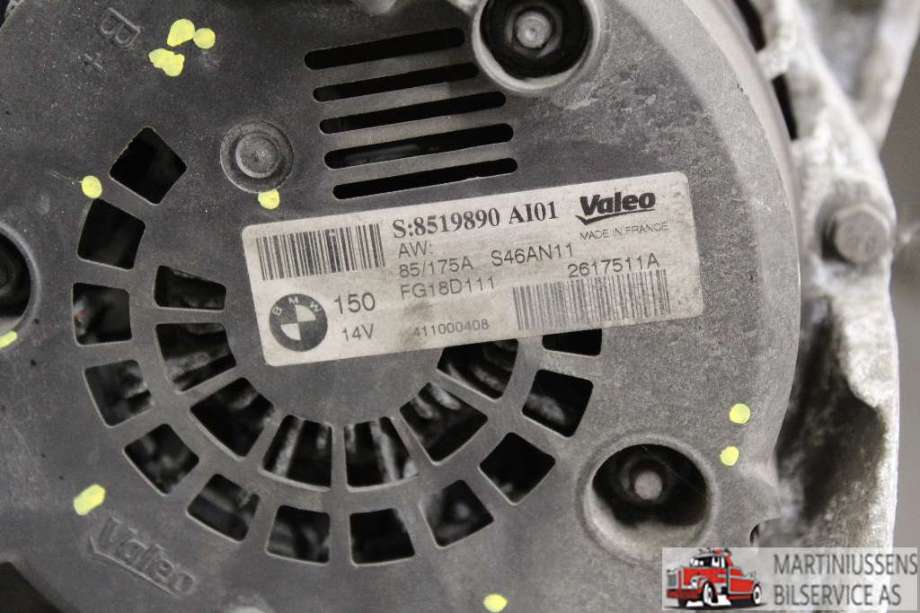 Dynamo til BMW 1-Serie 2011-2015 (Fase 1) (F20/F21) (F20/F21) (BMW||S:8519890 AI01)