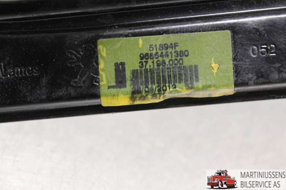 Ruteheis til Peugeot 508 2011-2014 (Type I, Fase 1)  (PEUGEOT||51894F)