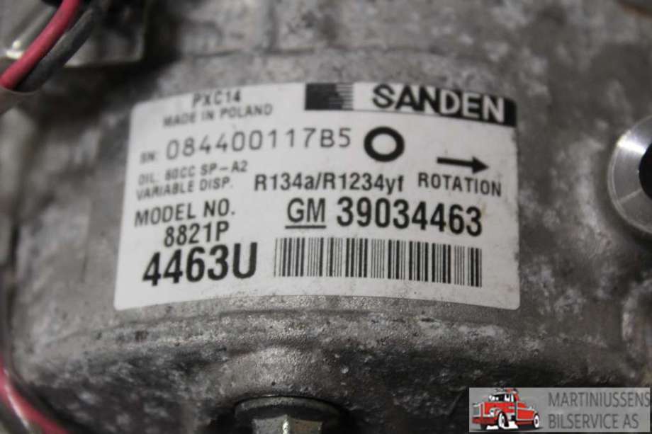 Aircondition kompressor til Opel Astra K 2015-->>  (OPEL||39034463)