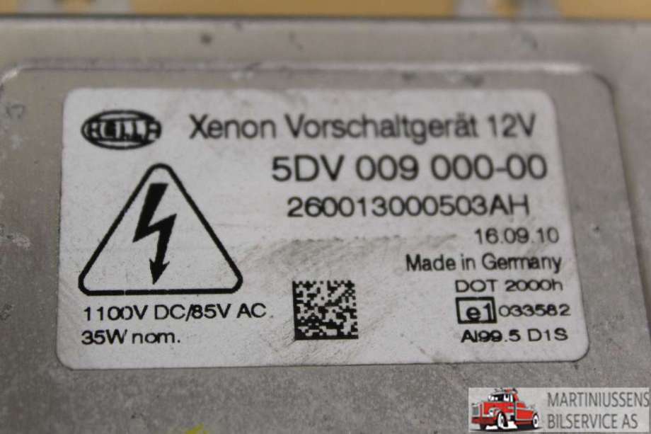 Styreenhet xenon/ballast til Saab 9-3 2008-2011 (Type II, Fase 2)  (SAAB||5DV 009 000-00)