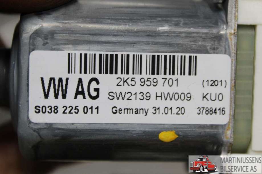 Ruteheis venstre til VW Caddy 2015-2020 (Type III, Fase 3)  (VOLKSWAGEN|2K5 959 701|)