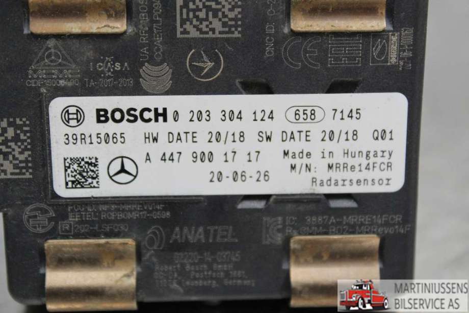 Sensor radar til Mercedes Vito 2014-->> (W447) (W447) (MERCEDES||0203304124)