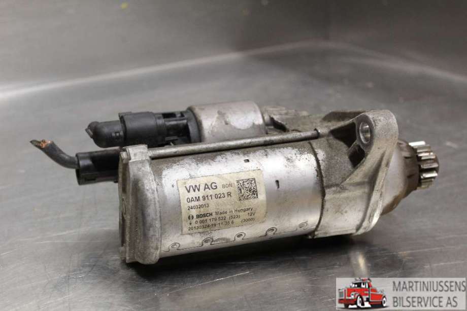 Starter til Audi A3, 2012-2016 (Type III, Fase 1)  (AUDI|0AM 911 023 R)