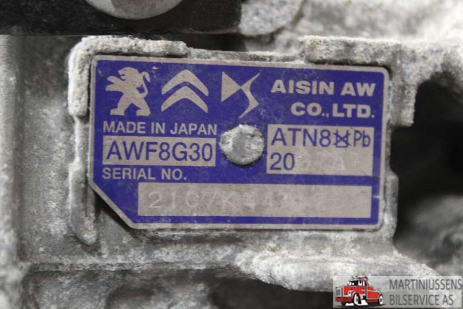Girkasse automat til Peugeot 2008 2019-->> (Type II)  (PEUGEOT|)