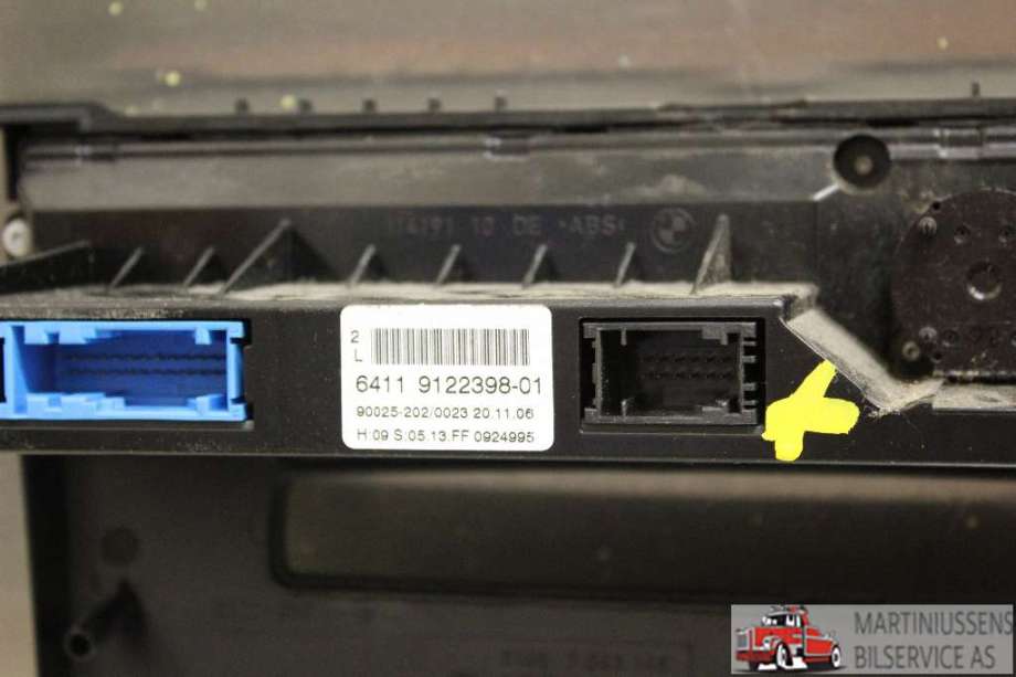 Varmeapparat betjening til BMW 5-Serie 2003-2010 (E60/E61) (E60/E61) (BMW|6411 9122398-01|)