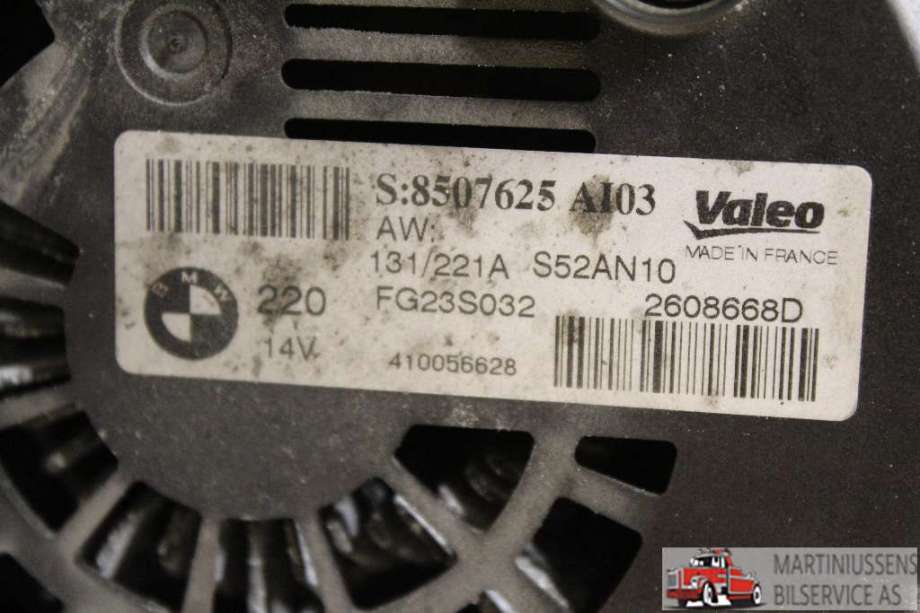 Dynamo til BMW 5-Serie 2010-2017 (F10/F11) (F10/F11) (BMW|S:8507625 A103|)