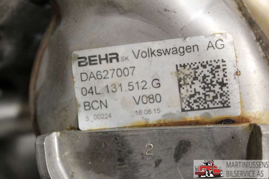 EGR-kjøler til VW Caddy 2015-2020 (Type III, Fase 3)  (VOLKSWAGEN||04L 131 512 G)