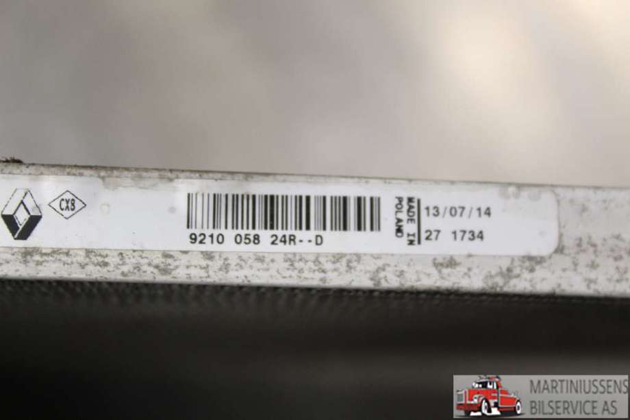 Aircondition radiator til Renault Master 2014-->> (Type III, Fase 2)  (RENAULT||9210 058 24R--D)