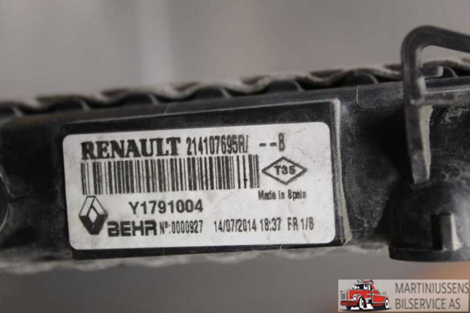 Radiator (manuell gir) til Renault Master 2014-->> (Type III, Fase 2) (RENAULT||214107695R)