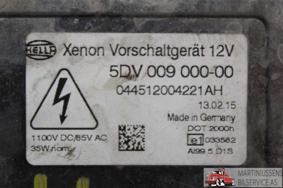 Styreenhet xenon/ballast til Kia Sportage 2010-2016 (Type III)  (KIA|5DV 009 000-00|)