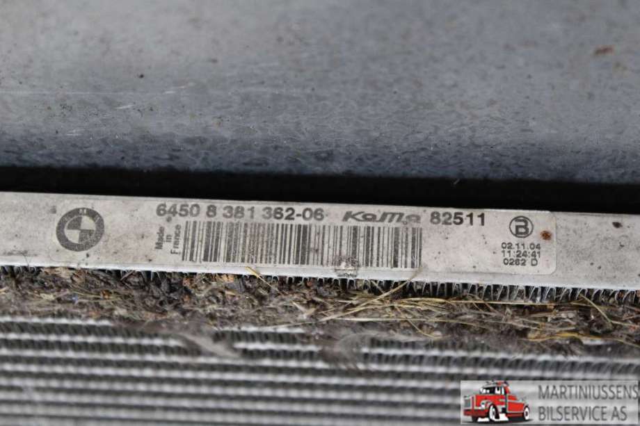 Aircondition radiator til BMW 5-Serie 2003-2010 (E60/E61) (E60/E61) (BMW||6450 8 381 362-06)