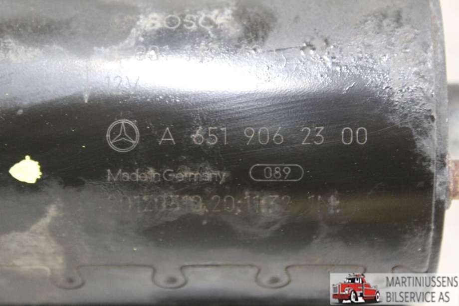 Starter diesel til Mercedes GLK 2008-2015 (X204) (X204) (MERCEDES||A 651 906 23 00)