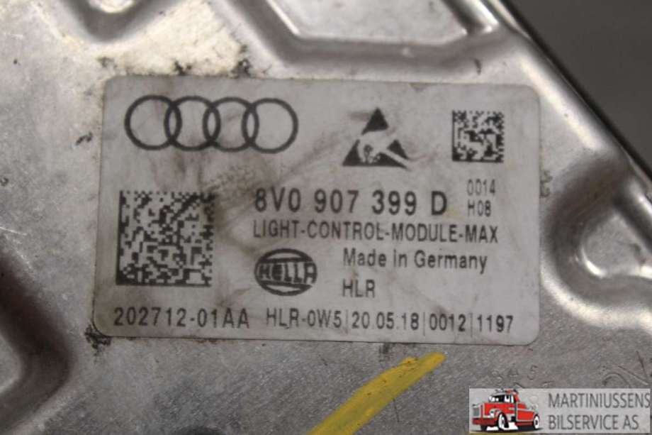 Styreenhet xenon/ballast til VW e-Golf 2017-2020 (Fase 2)  (VOLKSWAGEN|8V0 907 399 D|)
