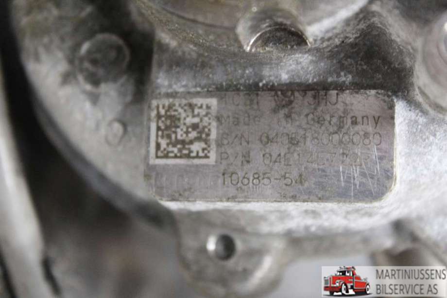 Turbo til VW e-Golf 2017-2020 (Fase 2)  (VOLKSWAGEN|04E 145 874 B|04E 145 874 BX|04E145722P)