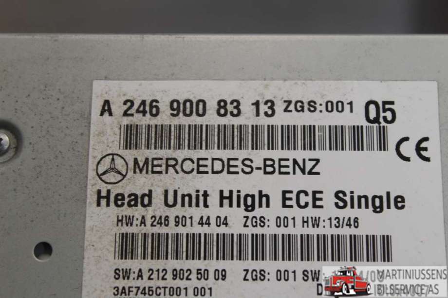 Bilstereo til Mercedes GLA 2014-2020 (X156) (X156) (MERCEDES||A 246 900 83 13)