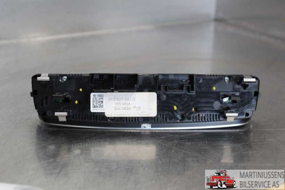 Varmeapparat betjening til Audi A3 2012-2016 (Type III, Fase 1)  (AUDI||8V0 820 043 G)