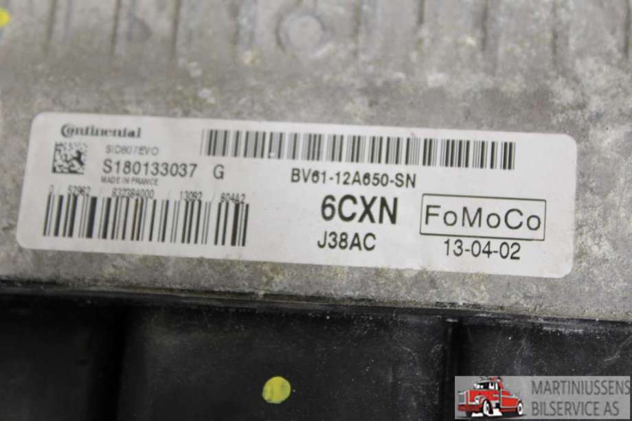 Styreenhet motor til Ford Focus 2011-2014 (Type III, Fase 1)  (FORD|BV61-12A650-SN|)