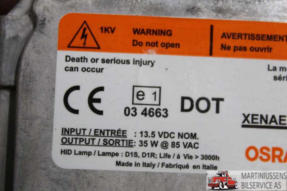 Styreenhet xenon/ballast til Ford Mondeo 2011-2014 (Type IV, Fase 2) (FORD|35XT5-3-D1||03 4663)