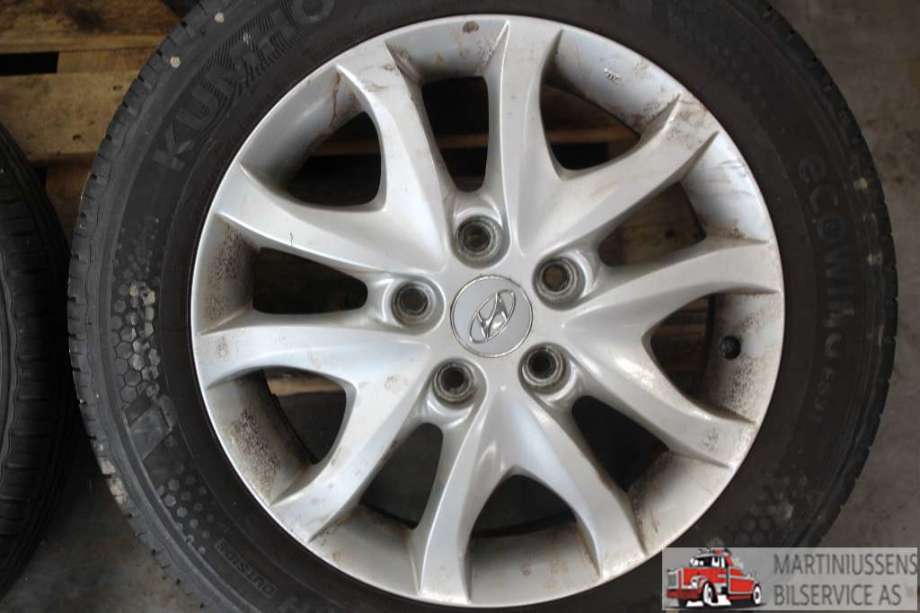 Hjulsett aluminium sommer til Hyundai i30 2007-2012 (Type I)  (HYUNDAI|-7MM||205/55-16)