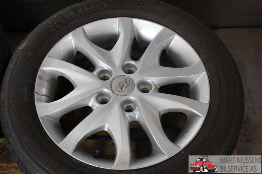 Hjulsett aluminium sommer til Hyundai i30 2007-2012 (Type I)  (HYUNDAI|-7MM||205/55-16)