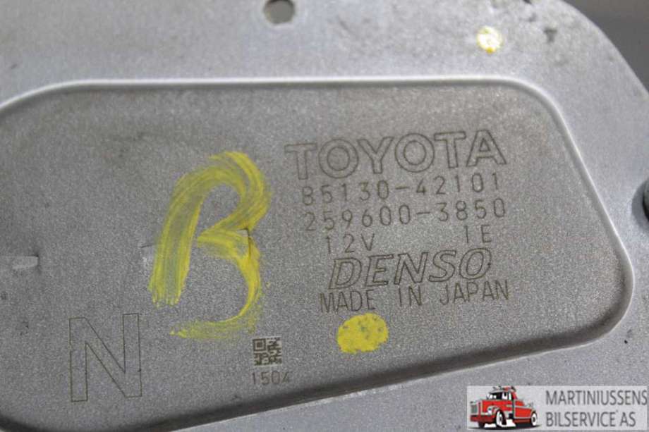 Viskermotor bakrute til Toyota RAV4 2019-->> (Type V)  (TOYOTA||85130-42101)
