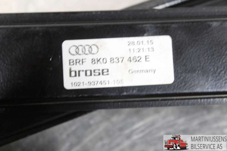 Ruteheis til Audi A4 2007-2014 (Type IV) (B8) (B8) (AUDI||8K0 837 462 E)