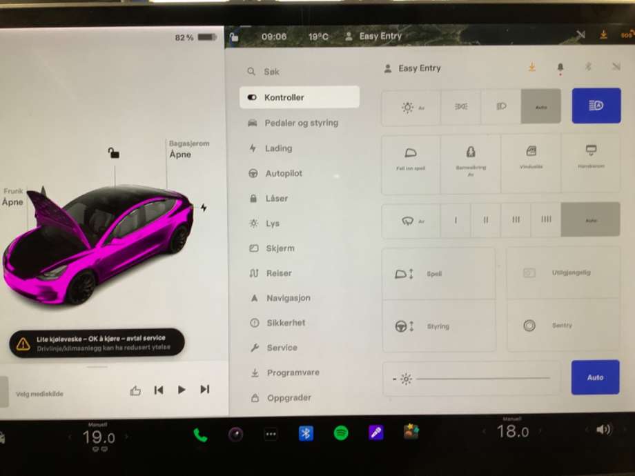 Multimedia display (MCU - Media Controller Unit) til Tesla Model 3 2018-2023 (Fase 1)  (TESLA|)