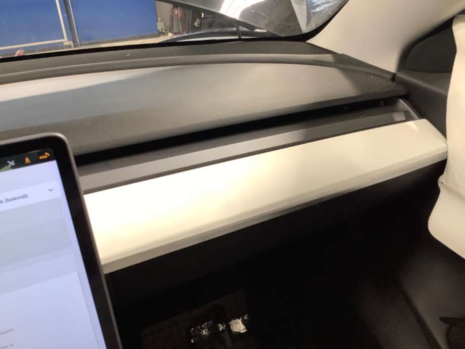Dashbord til Tesla Model 3, 2018-2023 (Fase 1)  (TESLA|)