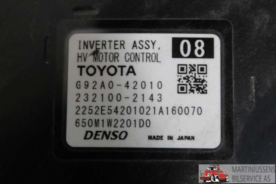 DCDC converter elbil til Toyota RAV4 2019-->> (Type V)  (TOYOTA||G92A0-42010)