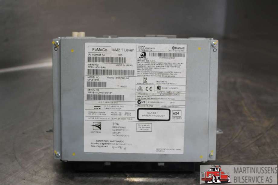 Bilstereo til Volvo V40 2012-2019  (VOLVO||CF6N-18C815-AA)