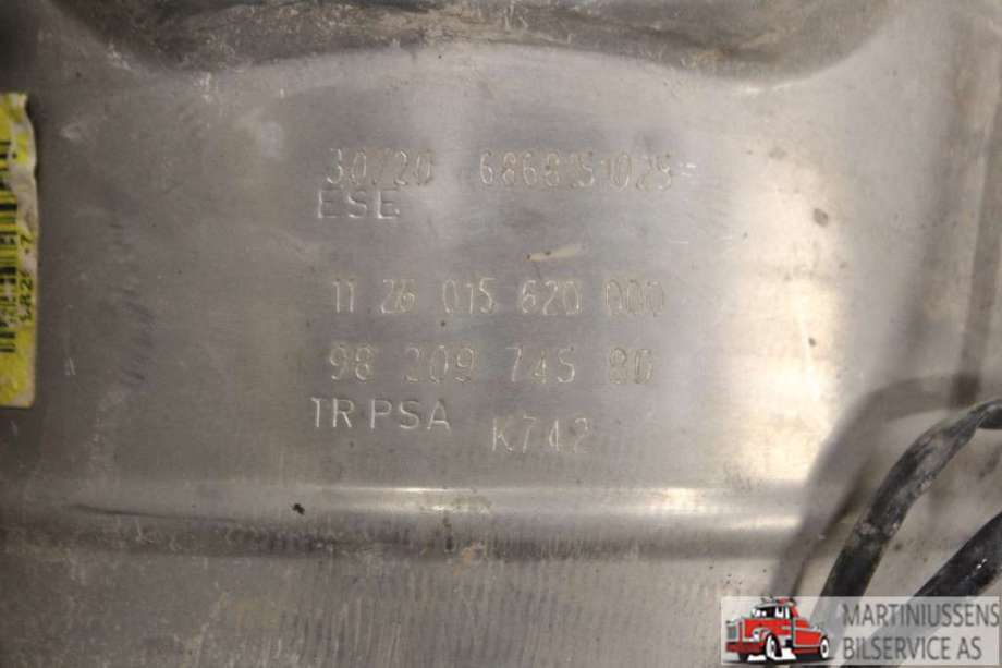 Partikkelfilter til Toyota Proace City 2020-->>  (Toyota||98 209 745 80)