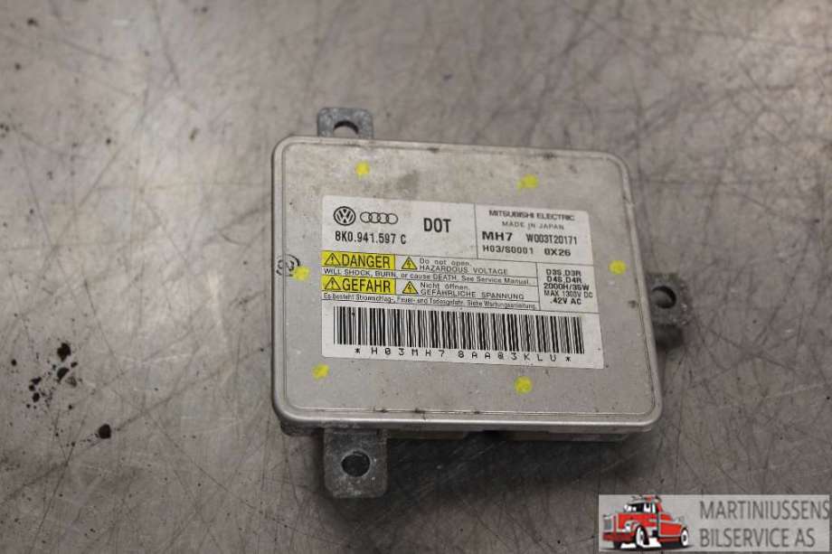Styreenhet xenon/ballast til Audi A1, 2010-2014 (Type I, Fase 1)  (AUDI|)