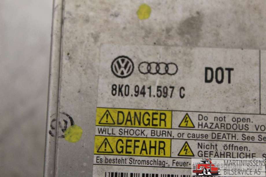 Styreenhet xenon/ballast til Audi A1 2010-2014 (Type I, Fase 1)  (AUDI||8K0.941.597 C)