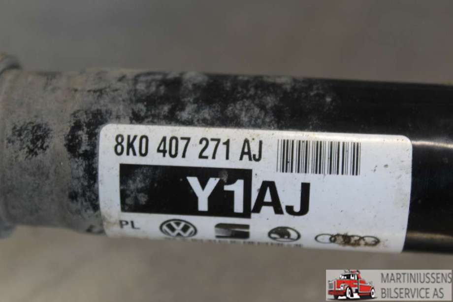 Drivaksel venstre foran til Audi A4 2007-2014 (Type IV) (B8) (B8) (AUDI||8K0 407 271 AJ)