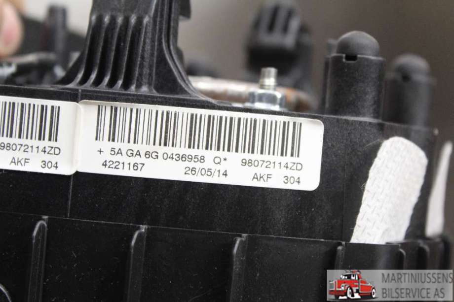Airbag rattpute til Peugeot 2008 2013-2019 (Type I)  (PEUGEOT||98072114ZD)