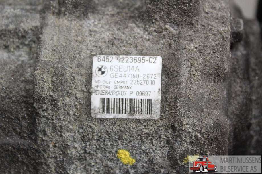 Aircondition kompressor til BMW 3-Serie 2012-2018 (F30/F31/F34) (F30/F31/F34) (BMW||GE447150-2672)
