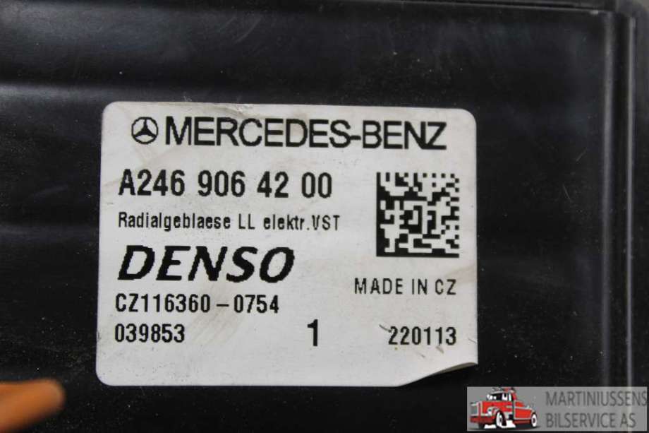 Varmeapparat motor til Mercedes A-Klasse 2012-2018 (W176) (W176) (MERCEDES||A246 906 42 00)