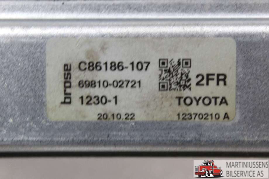 Ruteheis til Toyota Corolla 2019-->>  (TOYOTA||C86186-107)