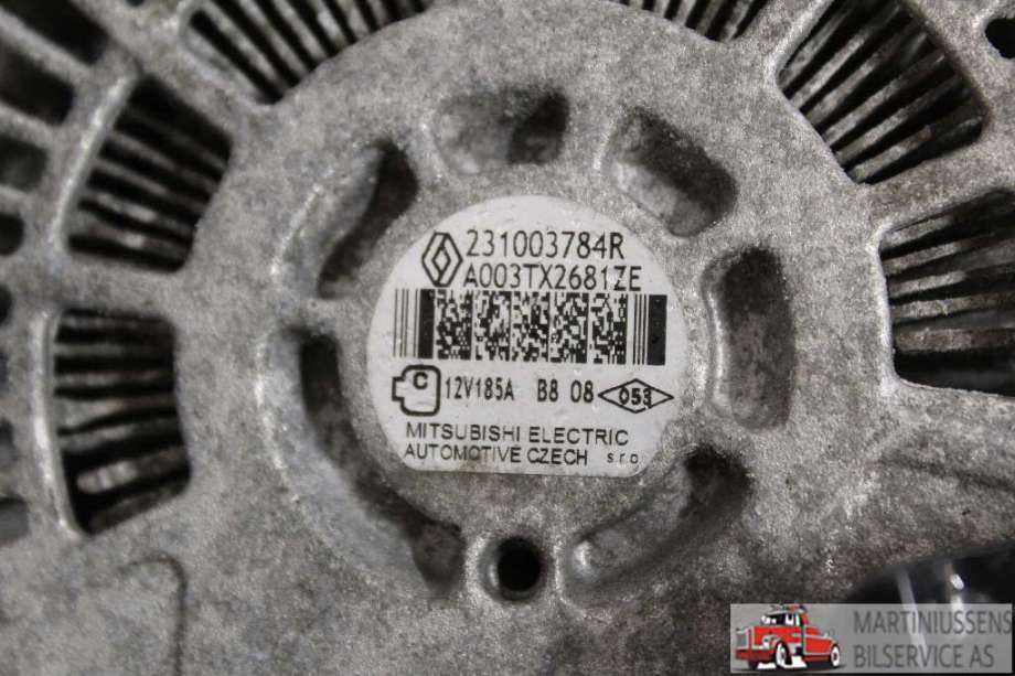 Dynamo til Renault Kadjar 2015-->>  (RENAULT||231003784R)